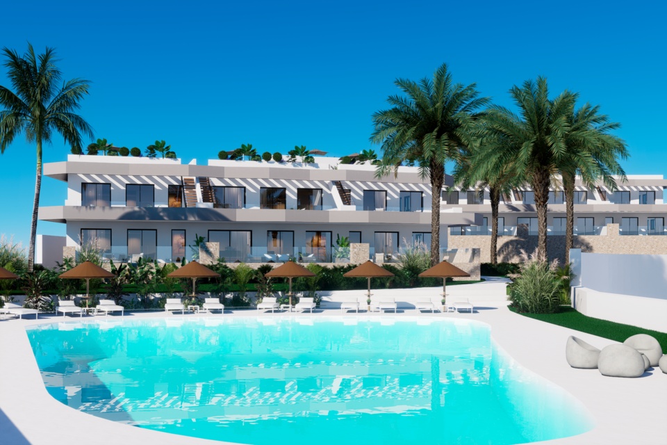 Bungalow en venta de obra nueva en Finestrat, Costa Blanca
